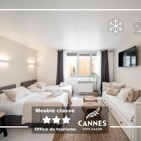 Apartment Azur Evasion Meuble Classe 3 Etoiles Croisette Festival Grand
