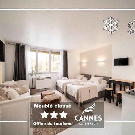 Apartment Azur Evasion Meuble Classe 3 Etoiles Croisette Festival Grand *